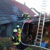 Wegen eines Brandes an einer Garage sind Polizei und Feuerwehr am Montagvormittag im Spitalweg in Weißenhorn im Einsatz gewesen. 