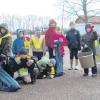 Die Kindergruppe „Baggersee-Frösche“ vom Bund Naturschutz sammelten in ihrer Gemeinde Müll – um die Umwelt zu entlasten. 