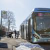 Wie wird der Stadtbus attrakiver: Unser Bild zeigt die Haltestelle Schwaighofstraße. Stadtbus Linie 3 Schwaighofsiedlung. 