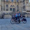 Ingrid und Raimer Fock haben mit ihrem Tandem den Pilgerort Santiago de Compostela erreicht.