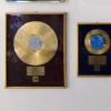 An den Wänden seiner Villa hängen zahlreiche goldene Schallplatten.
