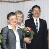 Für langjährige Mitgliedschaft in der AWO Neu-Ulm wurden geehrt v.l.: Elvira Blätz, Frederike Draesner, Hilde Kollmann (alle 25 Jahre), Volker Blätz (30) und Siegbert Kollmann (40).  