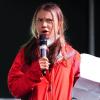 Die schwedische Klimaaktivistin Greta Thunberg während einer Demo am Rande des UN-Klimagipfels COP26.