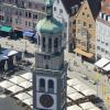 Der Perlachturm in Augsburg muss saniert werden. Bisher fehlte dazu allerdings das Geld.
