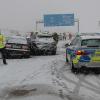 Zahlreiche Unfälle beschäftigten am Wochenende Polizei und Rettungskräfte. Besonders häufig krachte es auf der Autobahn 8.  	