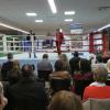 Ab in den Ring: Die Mitgliederversammlung der CID fand diesmal im Boxing Gym Donauwörth statt. 	