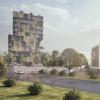 Ulrich Reitenberger will beim Wertinger Krankenhaus ein Ärztehaus in Form eines Turms bauen. 	 