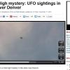 Dieses Ufo ist da und der Fall lässt Experten in den USA ratlos zurück. Welches Objekt bewegt sich über Denver mit unglaublicher Geschwindigkeit?