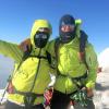Geschafft: Franz Weimeier (rechts) und sein Schulfreund Jürgen Tomek haben den Gipfel des 5137 Meter hohen Berges Ararat erreicht.