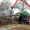 Entlang der Tiefenbacherstraße in Gersthofen wurden erste Bäume gefällt.