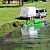 Wenn im Auwaldsee sauber gemacht wird, dann ist die Badesaison eröffnet und der Lauinger Triathlon steht vor der Tür. Doch in diesem Jahr sucht TVL-Abteilungsleiter Erich Gruber keine Mähmaschinen, sondern Traktoren oder anderes schweres Gerät. 