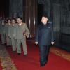 Kim Jong Un (r.) ist offiziell zum Oberbefehlshaber der Volksarmee ernannte worden. Foto: EPA/STR/ Archiv dpa