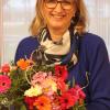 Klara Fischer arbeitet seit 40 Jahren beim Zuchtverband Wertingen. Dafür gab’s Blumen. 