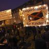Überall in Deutschland wird - wie hier in Augsburg - immer wieder gegen die Corona-Maßnahmen der Bundesregierung protestiert.