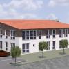 So könnte das neue Ärztehaus in Holzheim aussehen: im Erdgeschoss mit Massivbauweise, im Obergeschoss mit Holzsystemen. 