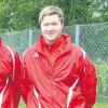 Als Seelenmasseur hat sich Stefan Schmid, der Trainer des TSV Neusäß, diese Woche betätigt. 
