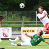 Nicht oft kamen Benedikt Gerstmaier und der TSV Neusäß vor das Neugablonzer Tor. Am Ende macht ein Treffer den Unterschied – so wie am vergangenen Wochenende in Babenhausen, als der TSV mit 1:0 gewann. 	