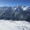 Blick auf die Schobergruppe, die wie die Glocknergruppe zu den Hohen Tauern zählt.