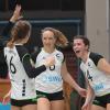 Trotz Anfangsschwierigkeiten gewinnen die Volleyballerinnen der DJK Augsburg-Hochzoll gegen Lohhof II.