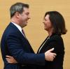 Ilse Aigner und Markus Söder: Sie ist Landtagspräsidentin, er der Ministerpräsident von Bayern.