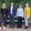 Das aktuelle Ärztinnen-Team des Gesundheitsamts Aichach-Friedberg: Karolina Andersson, Alexandra Föse und Alessa Paolina Paulangelo (von links) mit dem kommissarischen Leiter Markus Pettinger.