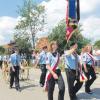 Der Patenverein aus Gosheim/Württemberg feierte kräftig mit.