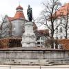 Das Luitpold-Denkmal auf dem Prinzregentenplatz in Augsburg.