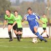 Lisa Nusser trieb das Spiel des FC Loppenhausen gegen den SVS Türkheim immer wieder an und reihte sich beim 4:1-Sieg auch unter die Torschützen ein.  	