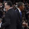 Es bleibt spannend: Zwei Wochen vor der Wahl liefern sich Mitt Romney (links) und Barack Obama ein Kopf-an-Kopf-Rennen.