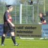 Janina Schenk (links) erzielte beide Treffer für die SG Biberbach beim 2:1-Sieg gegen Königsbrunn.