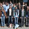 Ihr Projektseminar „Kommunal- und Landentwicklung II“ führten 24 Studenten der TU München erneut in Penzing durch. Unser Foto zeigt sie mit Bürgermeister Johannes Erhard. 
