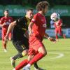 Brust raus trotz klarer Niederlage: Das 0:4 zum Auftakt gegen die SpVgg Bayreuth war nach starker Vorbereitung ein Rückschlag für den TSV Rain. Gegen den inoffiziellen Vorjahresmeister der Liga, den 1. FC Schweinfurt, sieht Rains Trainer Dominik Haußner dennoch Chancen für seine Mannschaft.  	