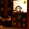 Verzauberte die Zuhörer: Die Weihnachtsgeschichte als Schattenspiel bei der Kerzenlichtstunde in der Schule von Merching. 	