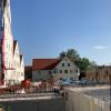 An den neuen Saumarkt wird der neue Biergarten der Alten Krone in Oettingen angrenzen. Noch ist dort aber eine Baustelle.