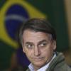 Jair Bolsonaro, ultrarechter Kandidat für das Amt des brasilianischen Präsidenten, kommt zu Stimmabgabe in ein Wahllokal.