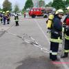 Bei der Kaisheimer Feuerwehr wurde in einer Übung die Leistungsprüfung abgenommen – alle bestanden.  	