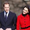 Prinz William und seine Verlobte Kate Middleton.
