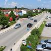 Die Krumbacher Straße in Mindelheim.