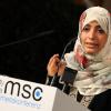 Die jemenitische Friedensnobelpreisträgerin Tawakkul Karman spricht auf der 48. Sicherheitskonferenz in München. Tobias Hase dpa
