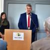 Bezirkstagvizepräsident Michael Asam würdigte die Partnerschaft zwischen Karlshuld und Beška, deren zehnjähriges Bestehen am Freitagnachmittag im Haus im Moos gefeiert wurde.