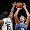 Dirk Nowitzki kam gegen die Brooklyn Nets auf 23 Punkte.