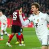 Thomas Müller war beim 4:0-Sieg in Hannover doppelt für den FC Bayern München erfolgreich.