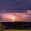 Der Deutsche Wetterdienst warnte vor Unwettern in der Region.