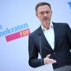 Christian Lindner, FDP-Bundesvorsitzender, gibt nach der FDP-Präsidiumssitzung eine Pressekonferenz zur Bürgerschaftswahl in Bremen.