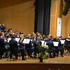 Ein Galakonzert gab das Jugendorchester Gersthofen in verschiedenen Formationen in der Stadthalle. Hier das A-Orchester unter seinem Dirigenten Maximilian Hosemann.
