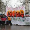 Hunderte Schüler beteiligten sich wieder an der Demo für eine bessere Klimapolitik.