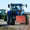 Landwirtinnen und Landwirte aus den Landkreisen Aichach-Friedberg, Fürstenfeldbruck und Augsburg-Land protestierten mit 22 landwirtschaftlichen Fahrzeugen zwischen Mering und Königsbrunn gegen die von der Ampelregierung geplanten Einschnitte für die Landwirtschaft.  