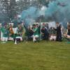 Mit Fans und Kindern, Transparenten und Pyrotechnik feierten die Kicker des VfL Westendorf in Achsheim die Meisterschaft in der A-Klasse Nordwest und den Aufstieg in die Kreisklasse. 	