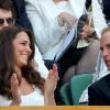 Kate schwanger: Prinz William und seine Frau Kate im Juni 2011 beim Grand Slam-Turnier in Wimbledon. Foto: epa dpa