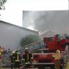 In Möttingen hat eine Lagerhalle gebrannt.